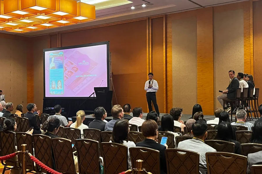 James speaking at Travel Tech Conference in Singapore